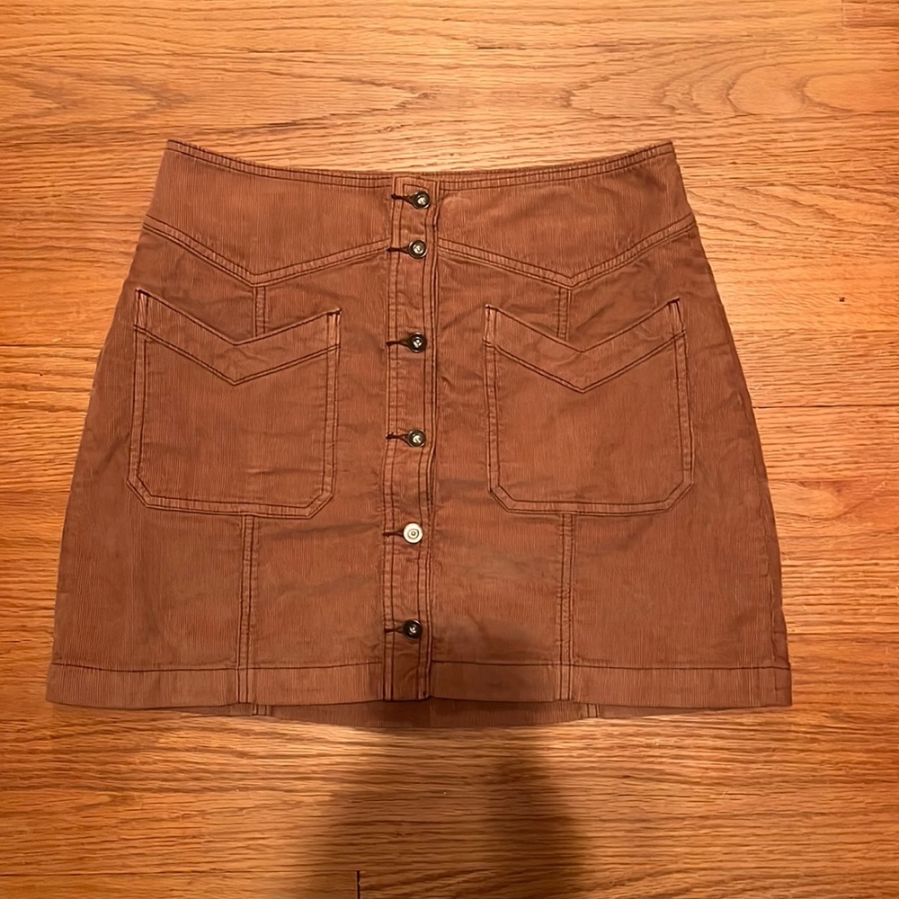 Free People button up skirt
